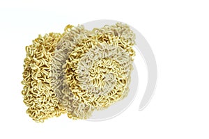 Close up instant noodle