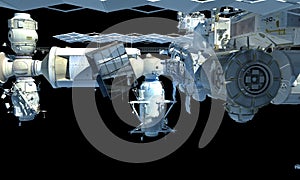 Close-up on the International Space Station