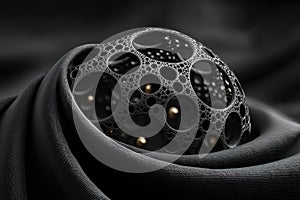 Close-Up of Irregular Living Bump Textures on Soft Textile Surface 10