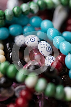 Close-Up Of Islamic Prayer Beads