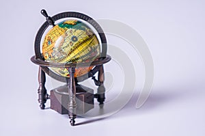 An ancient world globe