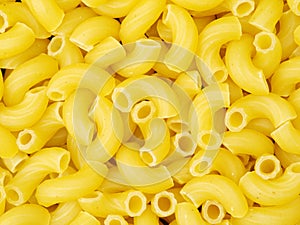 Close up of Italian pasta macaroni