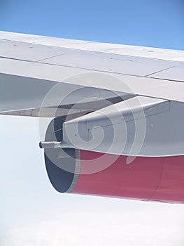 Close up of Jet Engine tail