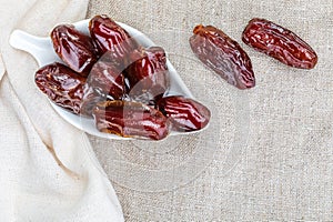 Close-up of juicy dates fruit.