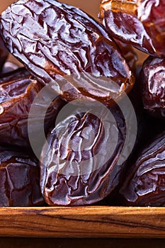 Close-up of juicy ripe dates