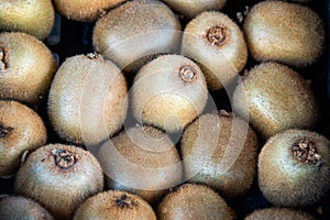 Close up of kiwi fruit .