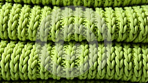 A close up of a knitted surface