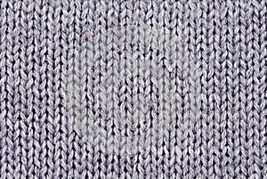 Close-up of knitted wool texture