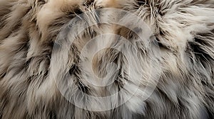 close-up of a koala\'s fur texture pattern, showcasing the dense and fluffy texture in shades of gray by AI generated
