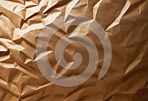 Close up kraft brown paper texture and background