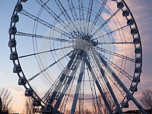 Close Up of La Grande Roue de Montreal