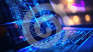 AI-Generated Code on Laptop