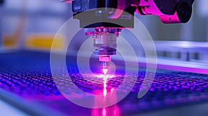 Laser Cutting Machine in Operation