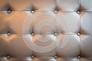 Brown leather texture couch as mock up and background usage