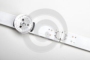 Close up LED light used as backlight of LED TV sets. Modern television backlighting technology parts