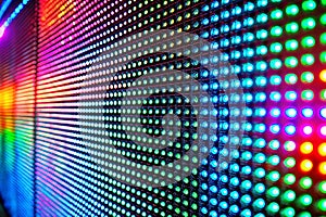 LED Panel Light Background Texture, Closeup