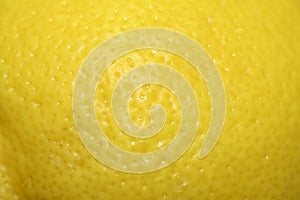 Close up of lemon rind.