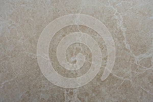 Close-up of light beige artificial stone tiles