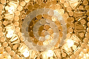 Close-up of lighting