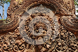 Close up of Lintel and Pediment  narasimha avatara