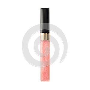 Close up of lip gloss, isolated on white