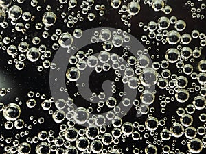 Close up of Little Bubbles on the water