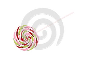 Close up of loli pop candy.