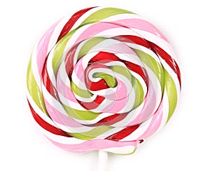 Close up of loli pop candy.