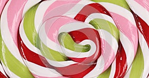 Close up of loli pop candy.