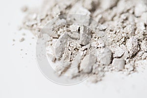 Close up of loose eyeshadow or makeup powder