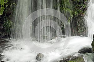 Close up lower cascade