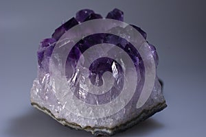 Close-Up Macro Amethyst Crystal