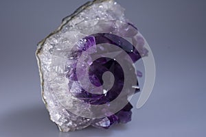 Close-Up Macro Amethyst Crystal