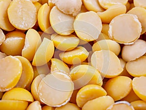 Close up,macro group of soybeans