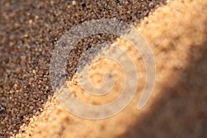 Close up macro texture of sand dune