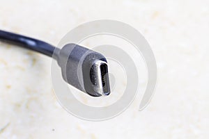Close up macro of USB-C Connector