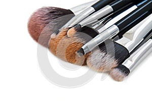 Close up make up brush