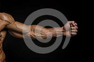 A Close Up Of A Man's Arm And Arm Muscles