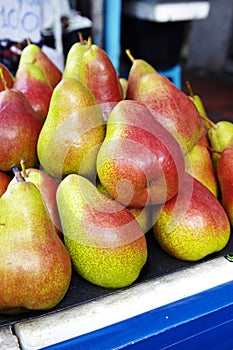 Close up many pear