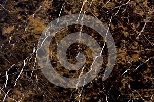 Close up of marble pattern with veins useful as background or te