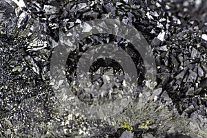 Close up on a Marcasite mineral stone