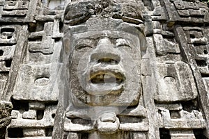 Close Up Mask Temple