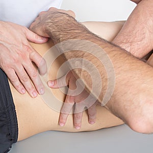 Close up of a massage