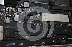 The components of an electric circuit
