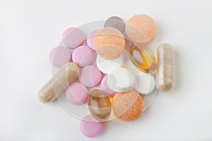 Close-up medical pills