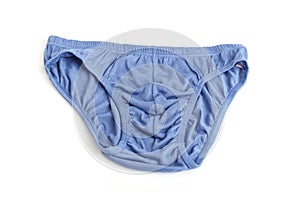 Close up men underwear on white