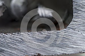 Close-up of metal texture