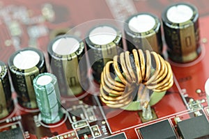 Close-up microcircuit