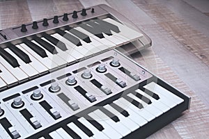 Close up MIDI Controller photo