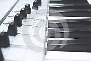 Close up MIDI Controller photo